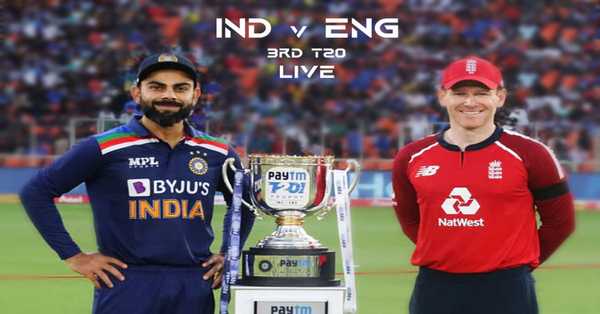 IND vs ENG Third T20: Live Cricket Score, Commentary